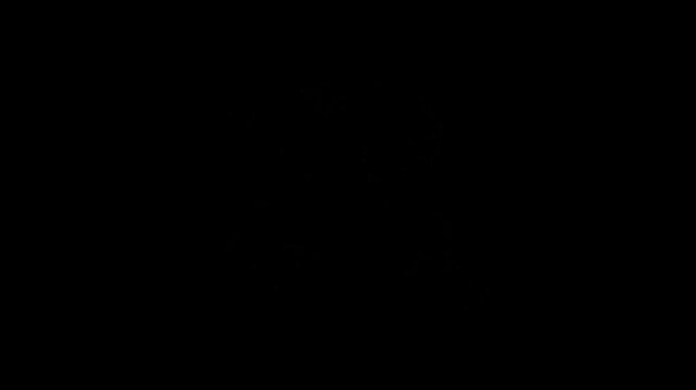 Particle Wave Explosion Animation. Energy Shockwave Blast. Dynamic Green Particles Ring Burst. Expanding Energy Shockwave