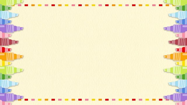 Colored Marker Frame Loop Background