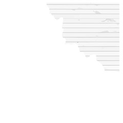 Fototapeta premium Minimal Horizontal Line Paper Corner Element