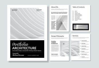 Creative And Clean Architecture Portfolio Template