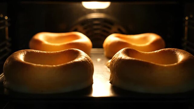 Baking Yorkshire puddings in oven