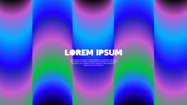 Futuristic Gradient background. Wavy gradient pattern. Vector illustration.