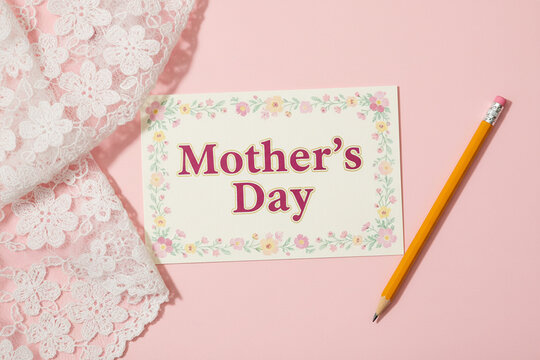 A Mother's Day greeting card