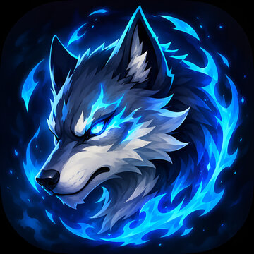 wolf fire in the night 