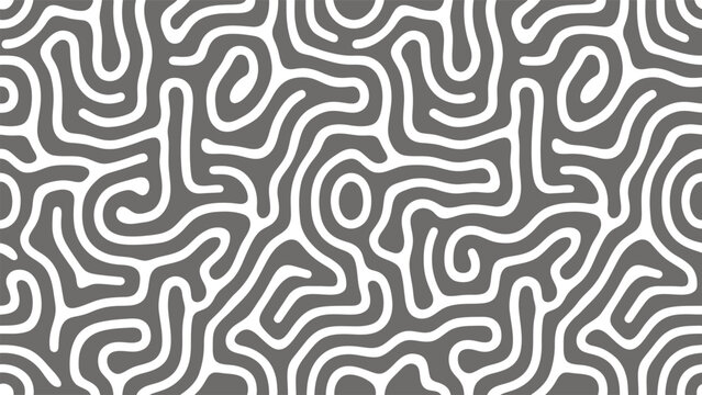 Abstract organic texture in white and gray monochrome design.