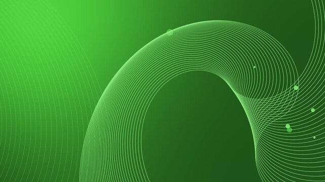 Abstract technology wave background with curved lines animation, Gradient technology background with flowing curved lines and wave pattern