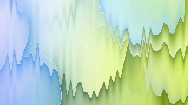 Pastel layered abstract gradient background animation, Abstract pastel gradient with layered torn-paper effect