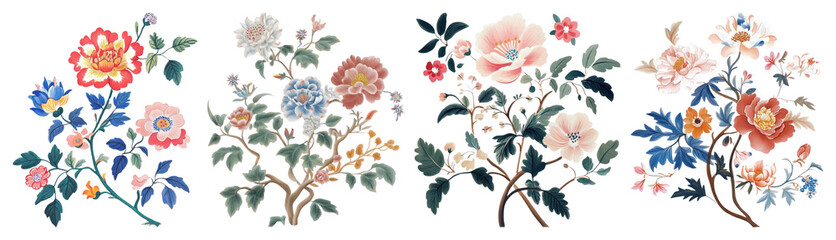 Obraz premium Vintage floral botanical illustration art