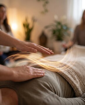 Energy Healing Hand Motion Back Reiki Session