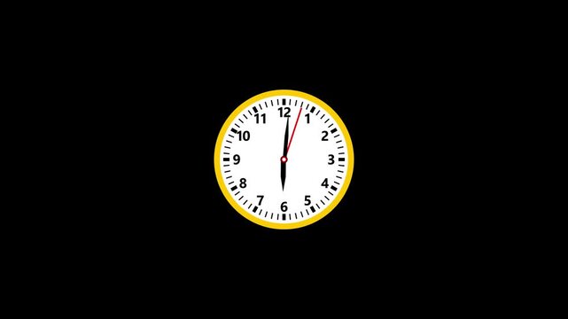abstract beautiful wall clock animation background, digital analog clock animated.video..