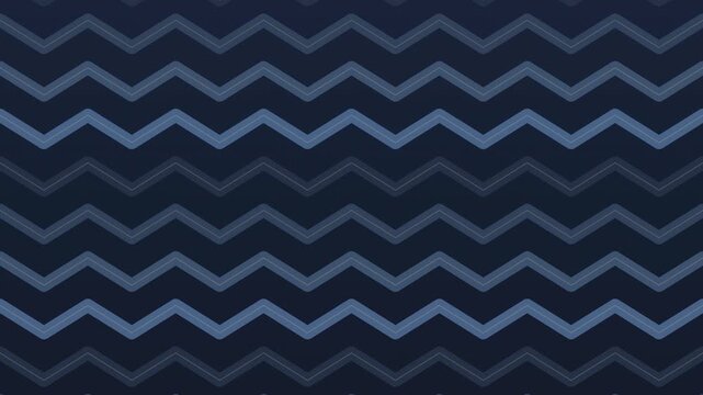 Chevron Zigzag Pattern Drifting &mdash; Navy Gold Classic 4K Seamless Loop