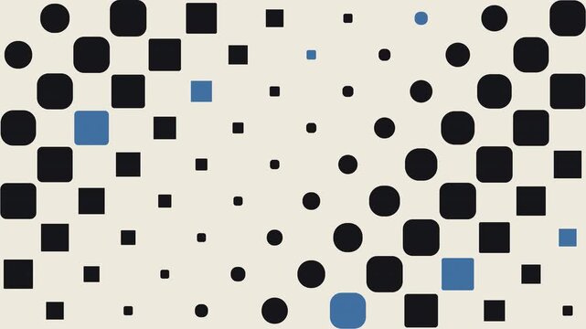 Warping Checkerboard Pattern Flowing &mdash; Black White Y2K 4K Seamless Loop
