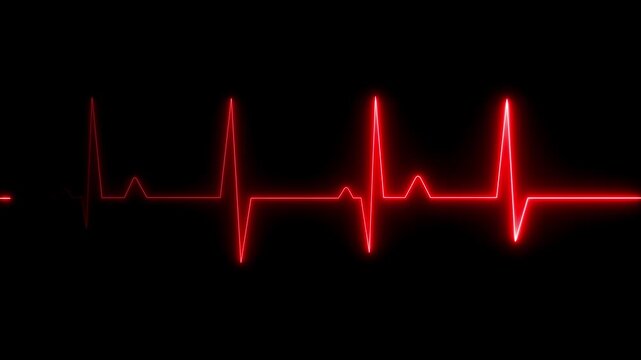 Heart beat on ecg. Black heartbeat line icon. vector illustration. Pulse trace. EKG and Cardio symbol. Healthy and Medical concept.