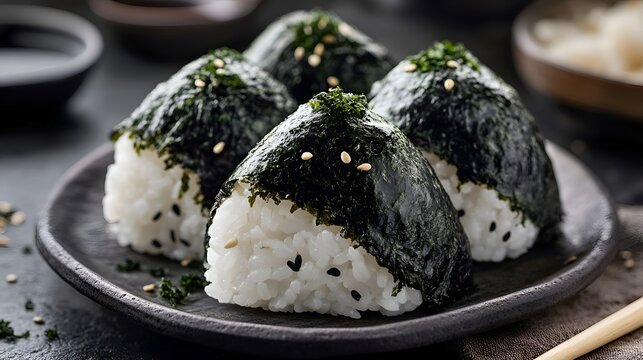 sushi on a plate