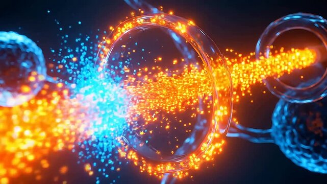 Mitochondrial Proton Cascade: FO Channel Energy Transfer