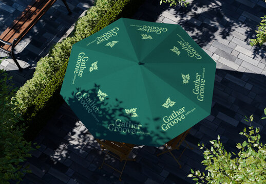 Outdoor Umbrella Mockup