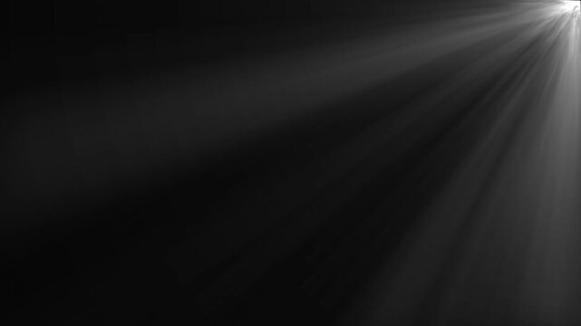  Sun Light Rays Overlays. Loop ready clips for placement over existing footage to add volumetric light beams.