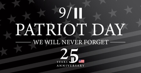 Plakat 25 Years Remembering 911 Patriot Day