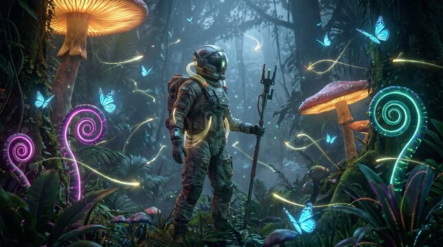 When technology and nature finally become one... 🌿🤖 Would you dare to explore a forest like this? Let us
know in the comments!