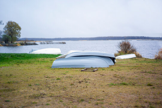 tipped over boats