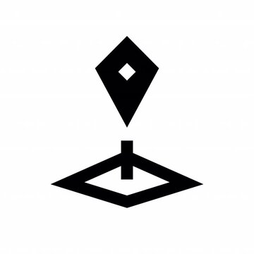 Location Info animation icon for social media, presentations, videos, websites. Alpha Channel