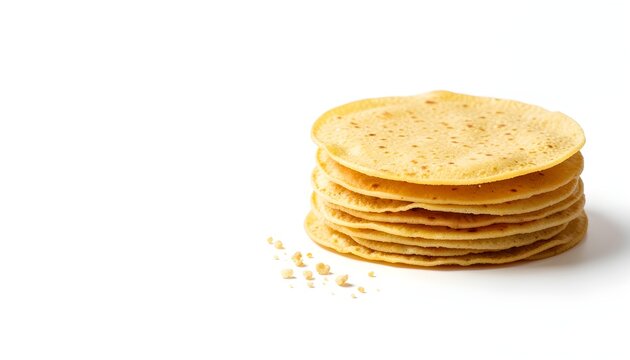 Mexican traditional corn tortilla premium commercial food photography