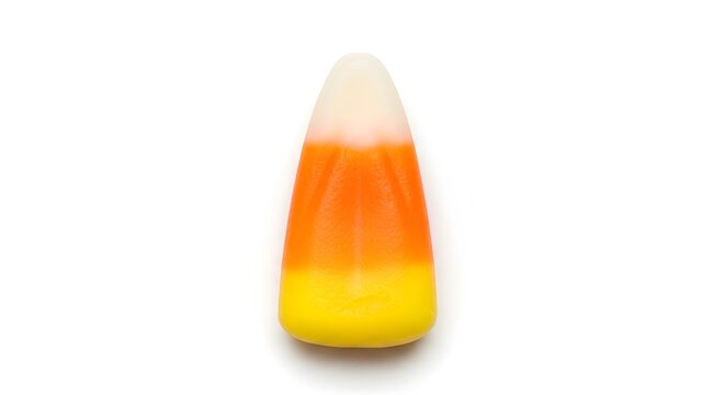 Candy corn isolated on white background