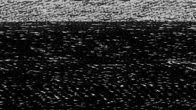 Noisy and damaged analog vhs tape overlay with wrinkles and white noise