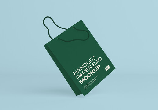 Paper Carry Bag Mockup
