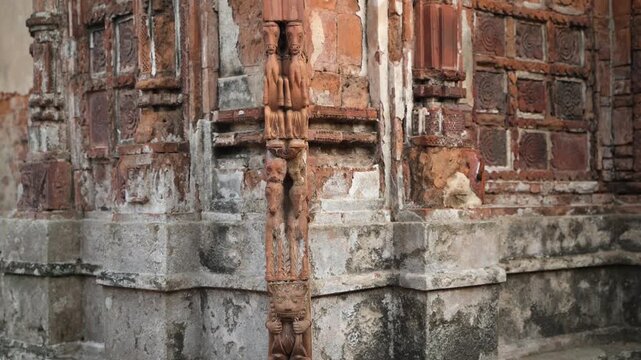 lalaji Temple is one of the archaeological sites in Kalna city.The terracotta art on the temple walls reflects the social system of that time.