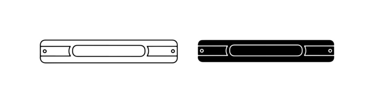 Vector Battery Icons, AA and AAA Battery Symbols, Power Source Graphics