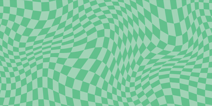 Retro Groovy Wavy Psychedelic Checkerboard Check Y2K 90s Phone Case Background Stationary Fashion Textile Repeat Pattern