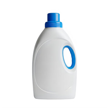 White laundry detergent bottle