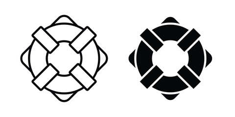 Life buoy icon flat pictograms pack © hiru