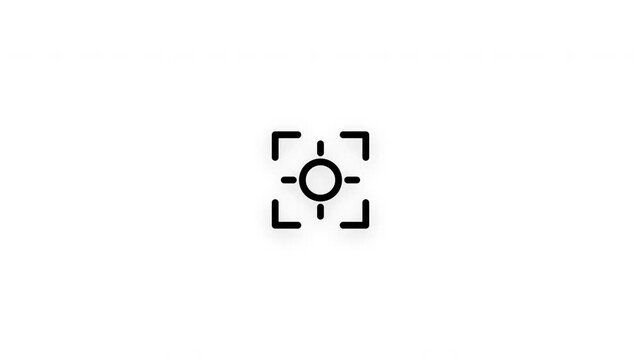 Premium analytics report line icon animation with smooth reveal and seamless loop. Ideal for business intelligence, reporting, insights, and data analysis projects.