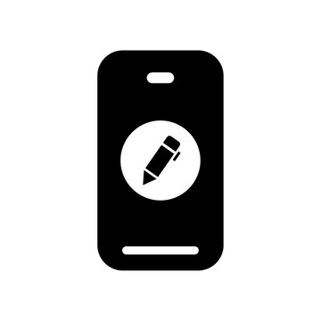 Note taking, typing, editing, renaming, messaging and drawing icons vector