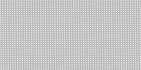 Fishing or soccer net. Repeated hexagon pattern. Black wired mesh texture isolated on white background. Metallic or fabric fence, cage or lattice structure. Vector graphic Illustration. © Subangsah