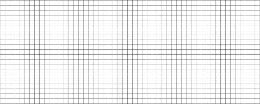 Grid paper wireframe pattern textured background. Used for notes graph documents business and education. Graph, drafting paper regular square lines grid, mesh pattern. vector