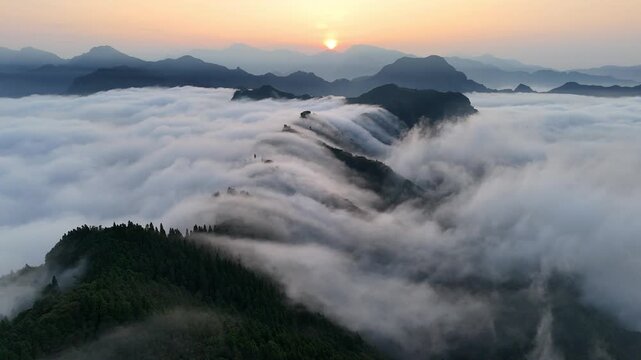 高千穂町の雲海