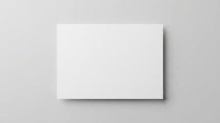 Fototapeta premium Blank white paper sheet