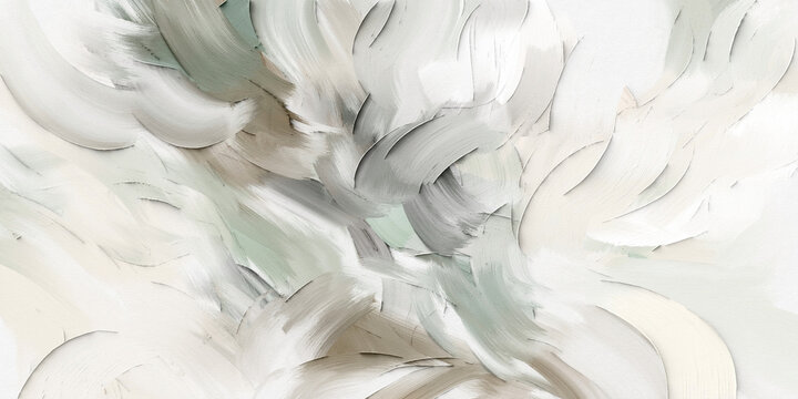 Curated contemporary abstract modern art painting with tactile surfaces for publishing, branding and interior design