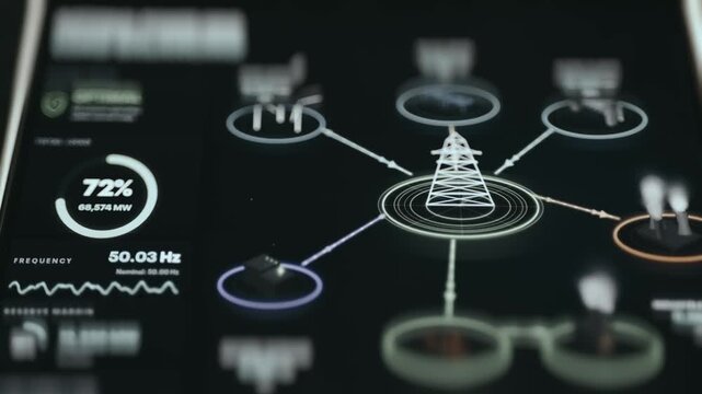 Grid Hub at 72 Percent and 68,660 MW With Frequency Readout