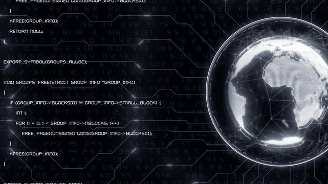 White color glowing HUD UI data transfer and trying to hack global data design dark technology background