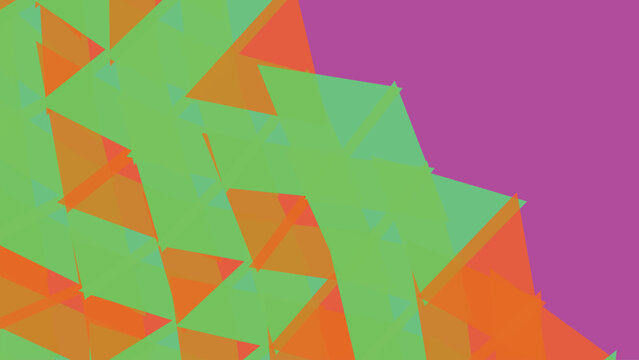 Colorful abstract geometric shapes with bright triangles and polygons Editable