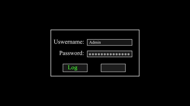 Computer login screen fields prompt web users for secure database profile access. Modern user authentication tutorials gain a functional login panel dashboard. Login interface buttons pulse.