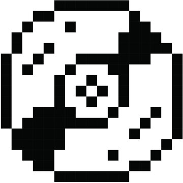 CD rom pixel art icon