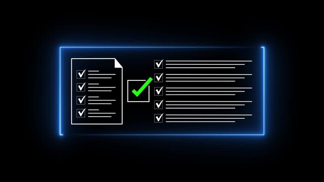 checklist and clipboard task documentation management, checklist questionnaire assessment form, online exam Choosing the right answer in the exam of document, motion 4k quality video checklist.