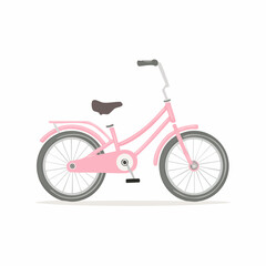 Fototapeta premium Kinderrad in rosa