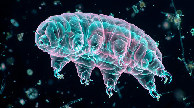 Microscopic Tardigrade Water Bear