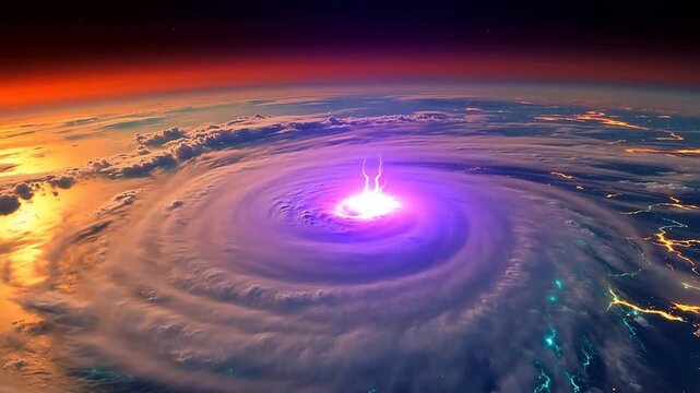 Cyclonic Fury: Infrared Satellite Reveals Frontal Collision